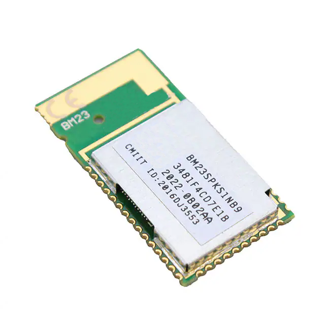 Microchip BM23SPKS1NB9-0B02AA 內(nèi)置天線(xiàn)的藍(lán)牙 5.0 立體聲音頻模塊