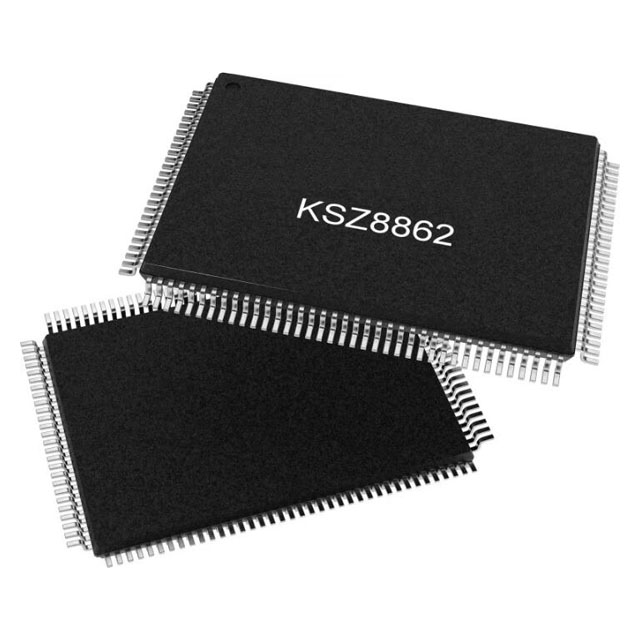 供應(yīng)，回收【Microchip】KSZ8862-32MQL 雙端口以太網(wǎng)交換機(jī)，帶光纖支持