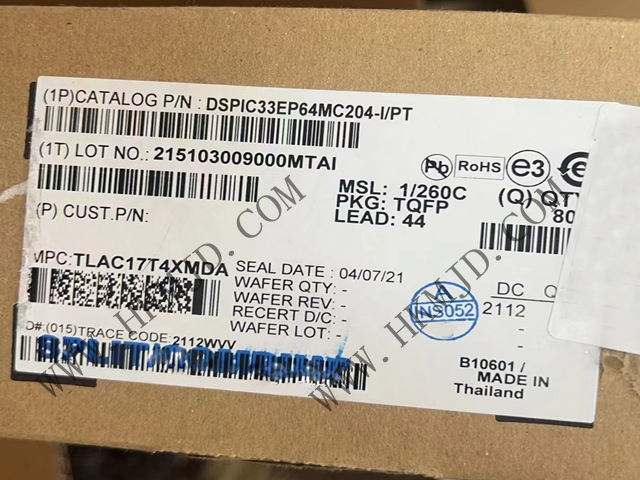 用于電機控制、數(shù)字電源和檢測的 DSPIC33EP64MC204-I/PT 16位 DSC