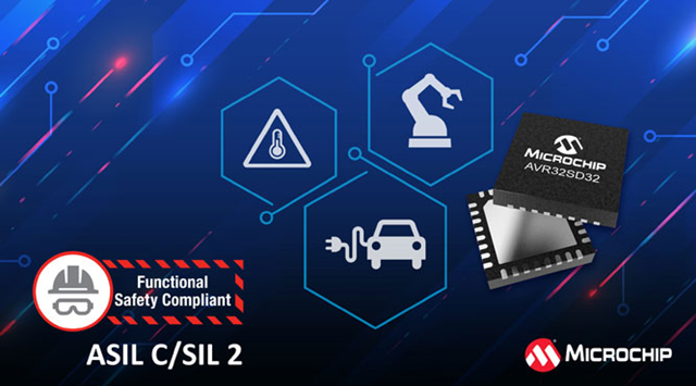 Microchip正式推出AVR SD系列入門級單片機（MCU），降低安全型應用的系統(tǒng)成本和復雜性