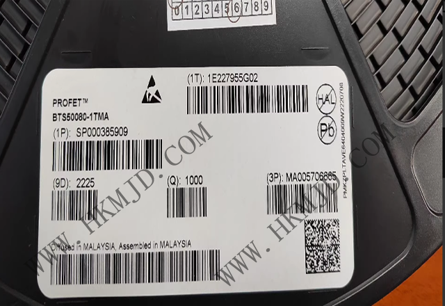 BTS50080-1TMA 英飛凌單通道高壓側電源開關，具有嵌入式保護功能