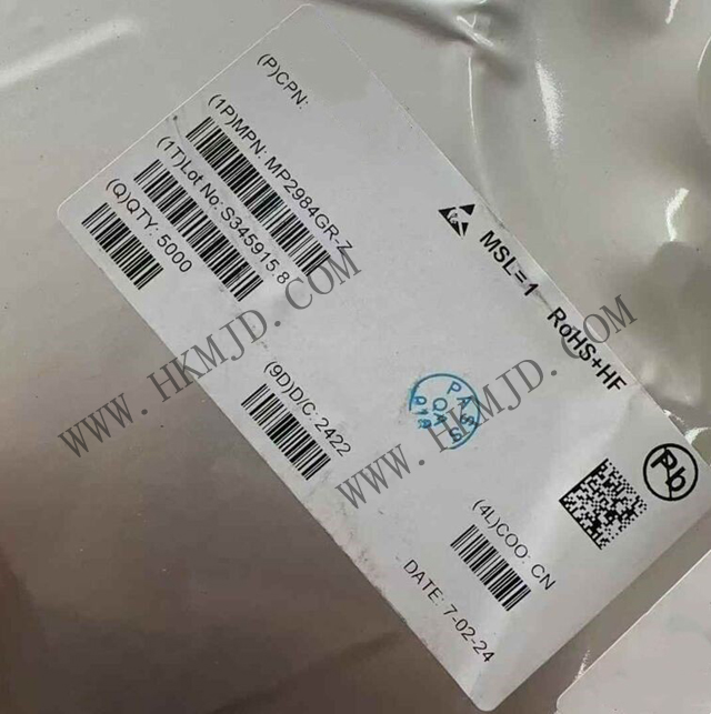 [供應] MP2984GR (MPS) 36V，四開關同步降壓-升壓型控制器