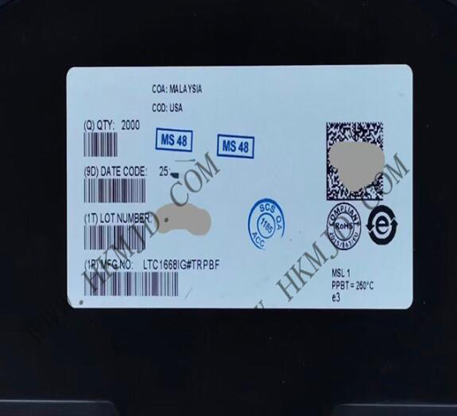 [出售] LTC1668IG (ADI) 16位，50Msps 差分電流輸出數模轉換器