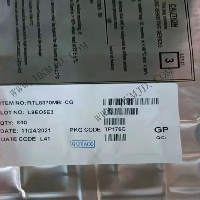Realtek RTL8370MBI 高性能8+2端口千兆以太網(wǎng)交換芯片，明佳達電子現(xiàn)貨供應