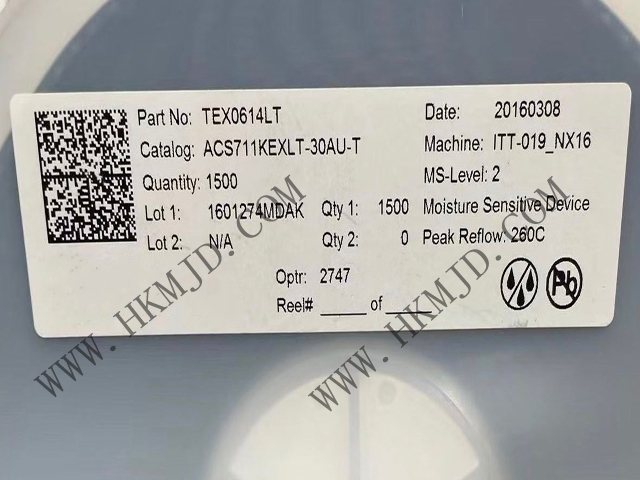 Allegro ACS711KEXLT-30AU 霍爾效應線性電流傳感器，帶過流故障輸出，適用于隔離應用